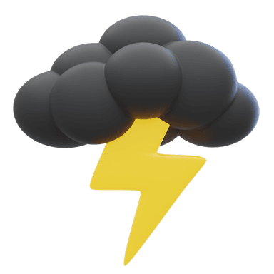 Scattered thunderstorms